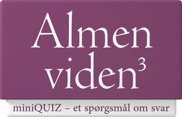 Immagine prodotto Game miniQUIZ - Almen viden 3 (Danese)
