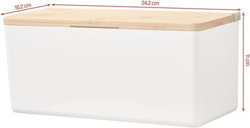 Actual product image tesa BABOO Storage box with lid, medium size incl. adhesive solution without drilling