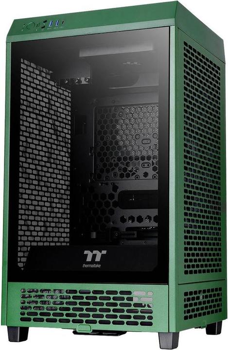 Produktbild Thermaltake The Tower 200 (dunkelgr?n, Tempered Glas) (Mini-ITX)