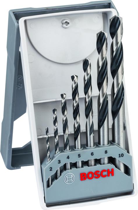 Produktbild Bosch Professional Zubehör HSS-Spiralbohrer-Set, PointTeQ, 7-tlg., Mini-X-Line, 2–8 mm (2 mm, 3 mm, 4 mm, 5 mm, 6 mm, 8 mm, 10 mm)