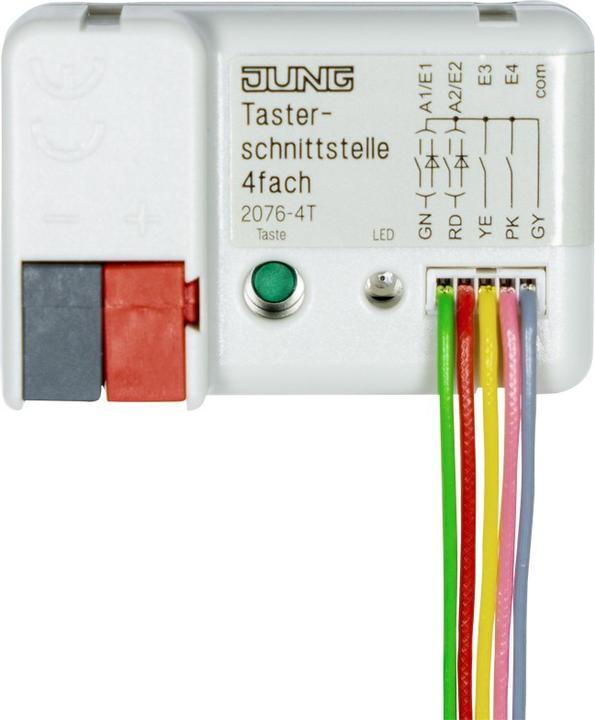 Produktbild JUNG Binäreingang KNX UP LED 4f 2076-4T