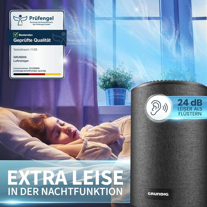 Produktbild Grundig Extra leiser HEPA-Luftreiniger (49 m²)