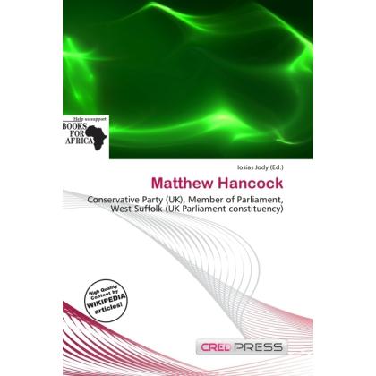 Matthew Hancock, Fachbücher