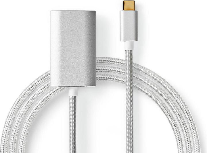 Produktbild Nedis CCTB64680AL20. Kabellänge: 2 m, Anschluss 1: HDMI Typ A (Standard), Anschluss 2: USB Typ-C. Menge p (2 m, HDMI, 1.4)