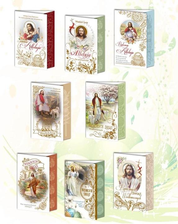 Top Graphic Scheda B6 Pasqua BBW religiosa (10 pezzi) MIX (10 pz.)