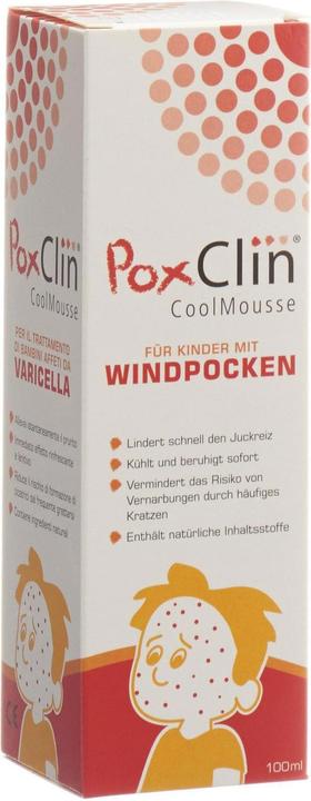 Actual product image Poxclin CoolMousse for chickenpox pointed leaves foam spray (100 ml, Foam)