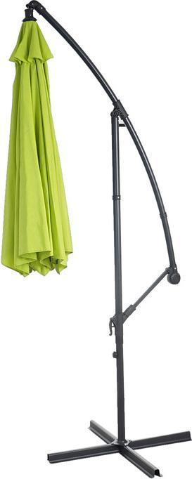 Image du produit Swisshandel24 Parasol semi-professionnel Acerra, protection solaire, 3m inclinable vert-citron sans pied - 19614 (3.60 m)