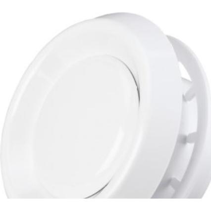 Vink, Belüftungssystem, Duka Ventil Type 125 VRF Ø125 - Hvid Plast