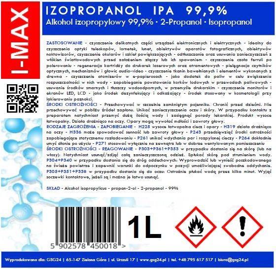Produktbild Gsg24 Isopropanol IPA