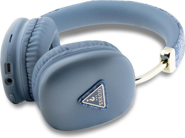 Produktbild Guess Headphones Bluetooth 4G Triangle Logo blue (32 h, Kabellos)