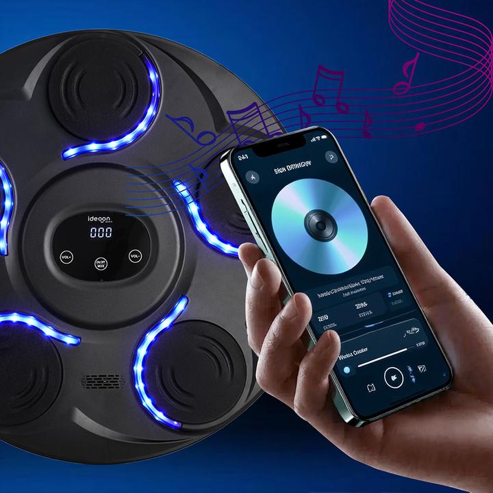 Ideoon Fitness-Boxmaschine mit 7 Stufen & Bluetooth-Musik (42.50 cm)