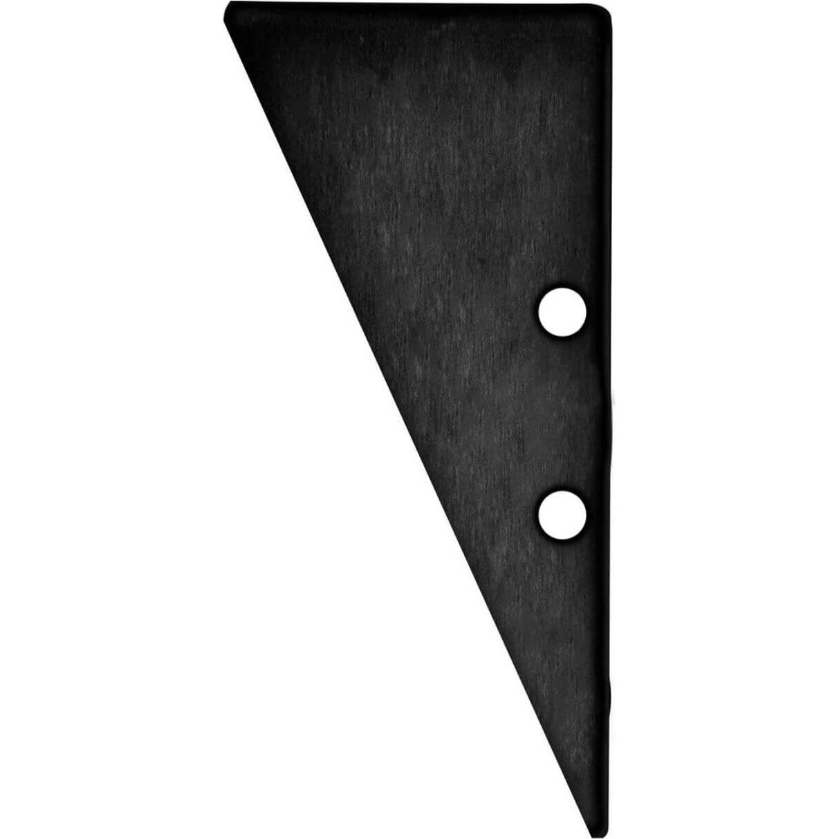 Isoled, Zubehör Beleuchtung, Endkappe EC91 Aluminium schwarz RAL 9005 für Profil HIDE TRIANGLE inkl. Schrauben