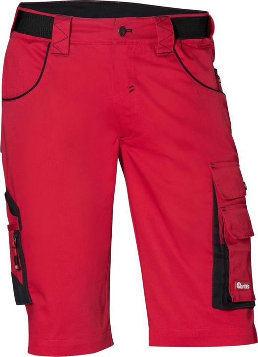 Magni Bermuda/pantaloni da lavoro FORTIS da uomo corti 24, rosso/nero taglia 54 (54)