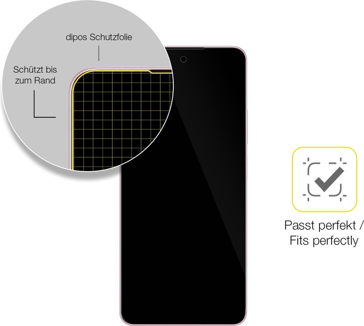 Produktbild Dipos 3D Full Cover Schutzfolie (1 Stück, Oppo A5s)