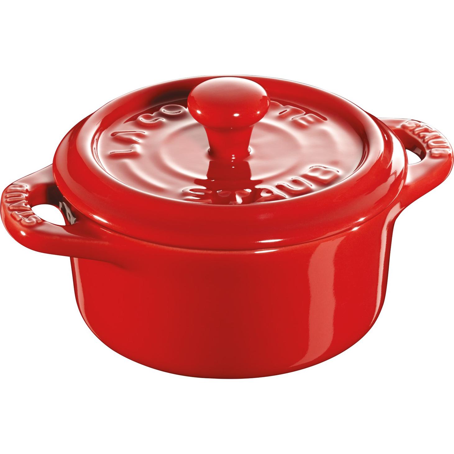 Staub Mini Cocotte, Pfanne + Kochtopf, Rot