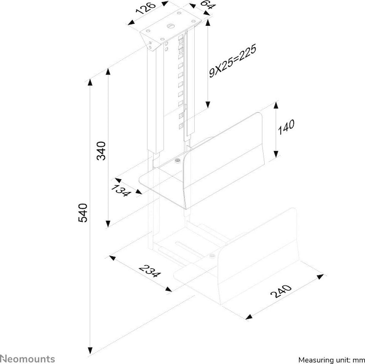 Produktbild Neomounts PC-Tischhalterung
