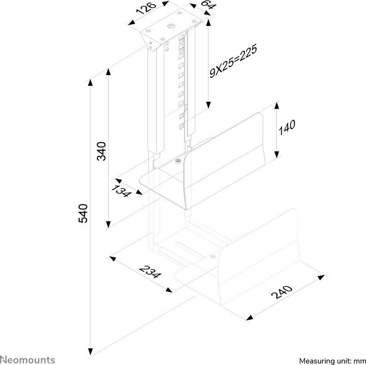 Produktbild Neomounts PC-Tischhalterung