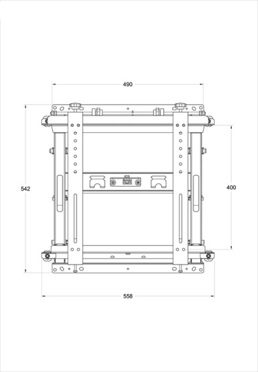 Actual product image Multibrackets M Public Video Wall Mount Push HD (Wall, 55", 60 kg)