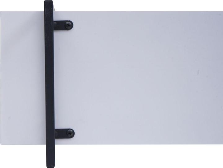 Immagine prodotto Mendler Scaffale a muro HWC-K78, 3 ripiani in legno massiccio industriale 60x60x18cm - bianco, metallo nero (60 x 60 x 18 cm)