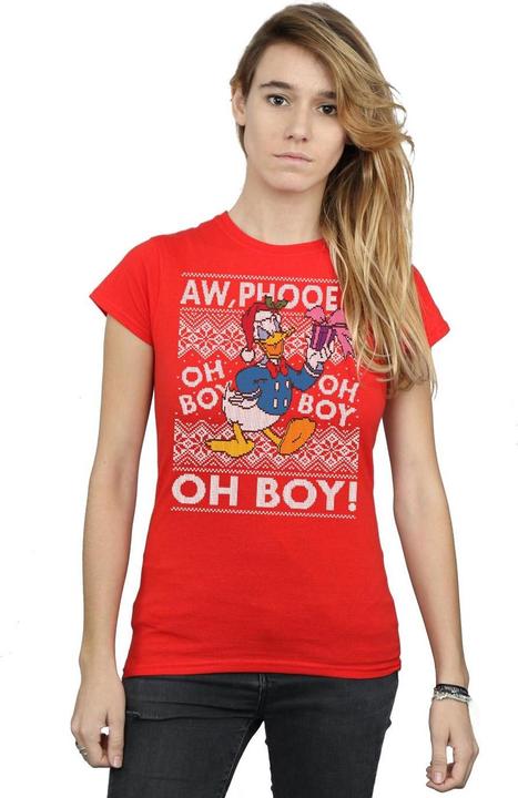 Produktbild Disney Donald Duck Christmas Fair Isle TShirt (M)