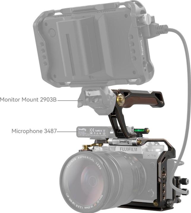 Actual product image SmallRig Retro Handheld Cage Kit for FUJIFILM X-T5 3872