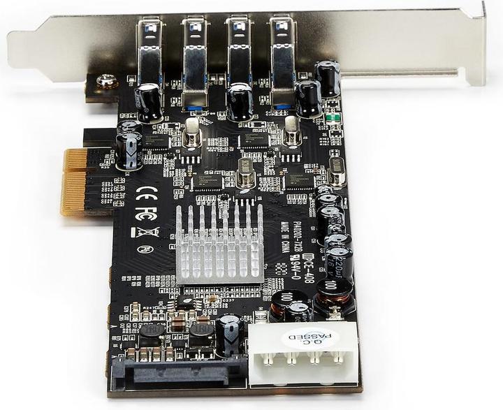 Produktbild StarTech 4 Port PCIe Quad Bus USB 3.0 Card
