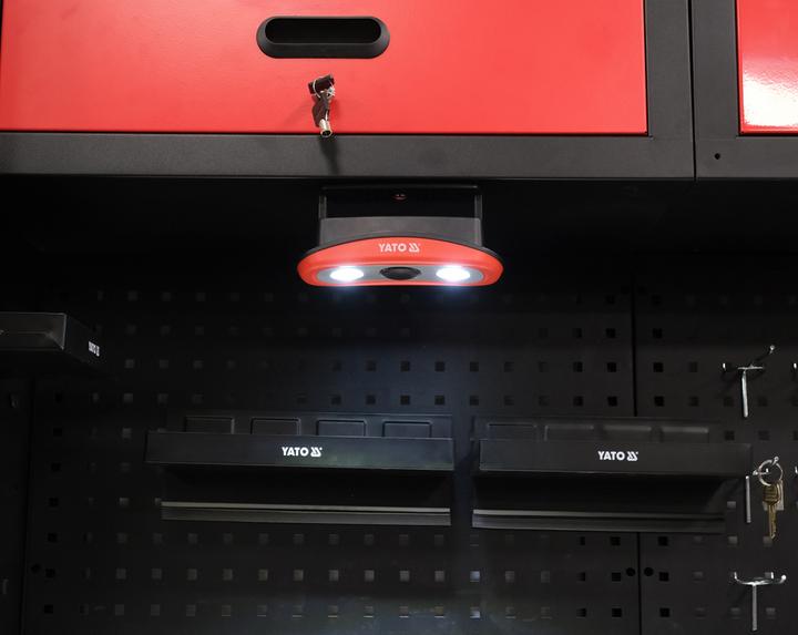 Immagine prodotto Yato 3in1 LED Faretto da costruzione Lampada da campeggio a batteria Luce da lavoro 2000lm Portatile | (2000 lm)