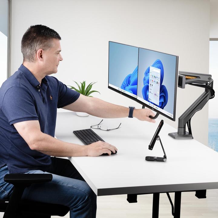 Produktbild StarTech Dual Monitor Mount (Standfuss, 27")