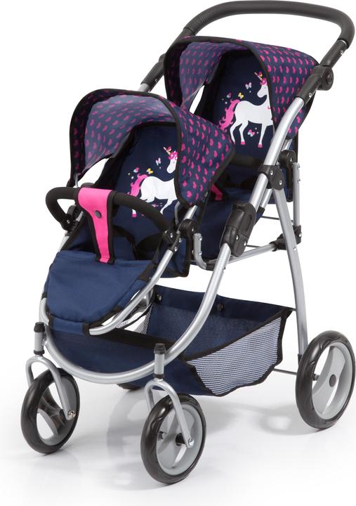 Bayer Twin Pram Navy