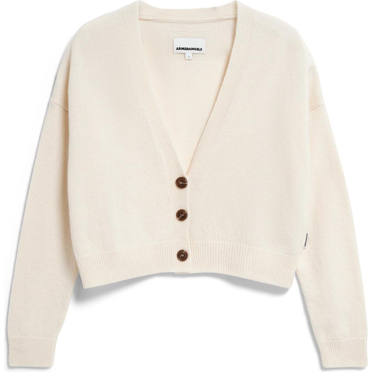 Armedangels, Damen, Pullover, Women's Damiraa Reglana, Weiss, (L)