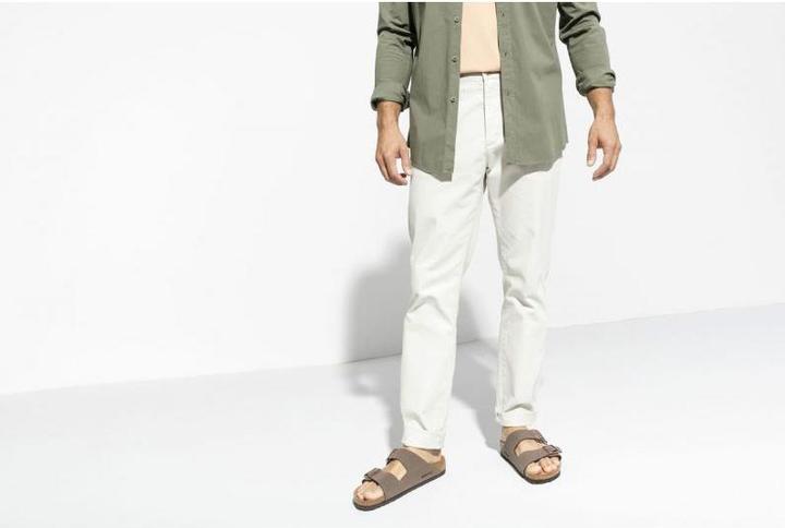 Actual product image Birkenstock Arizona Birko-Flor Nubuck Normal (44)