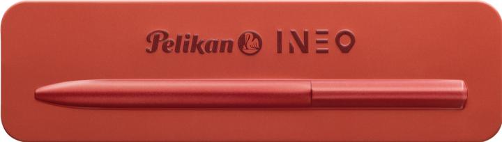 Actual product image Pelikan Ballpoint pen Ineo Elements K6 Fiery Red Metal case (Fiery Red, 1x)