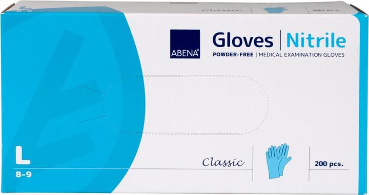 Immagine prodotto Abena Guanti classici in nitrile blu (L)