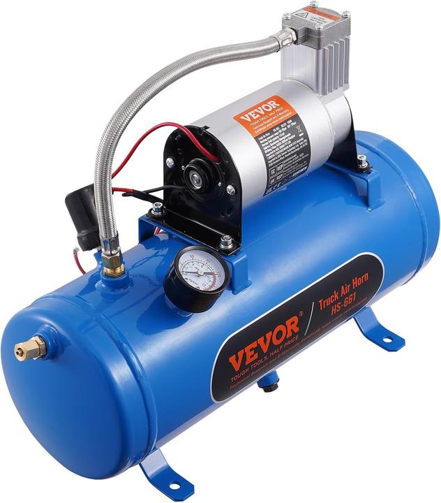 Vevor Compressore d'Aria con Serbatoio (6 l, 8.30 bar)