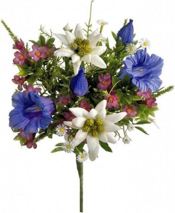 Botanic-Haus Kunstblume Alpenblütenstrauss, 22 cm (22 cm)