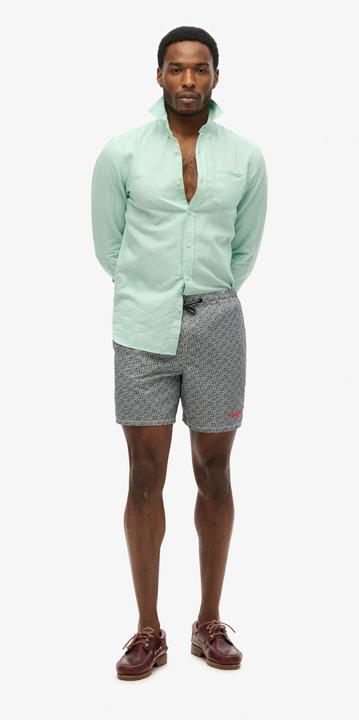 Produktbild Superdry 43cm lange Badeshorts mit durchgehendem Print (M)