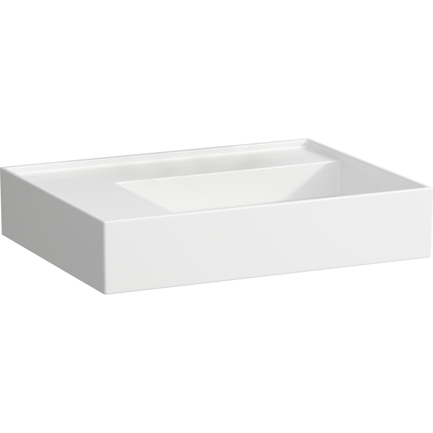 Thumbnail - Laufen, Waschbecken, Waschtisch KARTELL 600x460mm Abl. li o ÜL o Hahnloch weiss (460 mm, 600 mm)