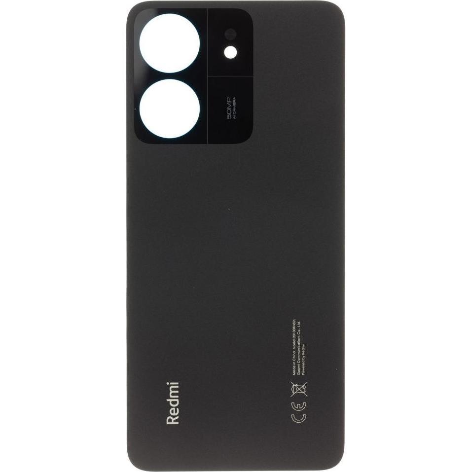 - Xiaomi Redmi 13C 4G Battery Cover Black, Smartphone Akku
