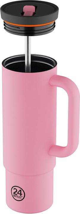 Actual product image 24 Bottles Thermobecher Straw Cup 800 ml, Pink (0.80 l)