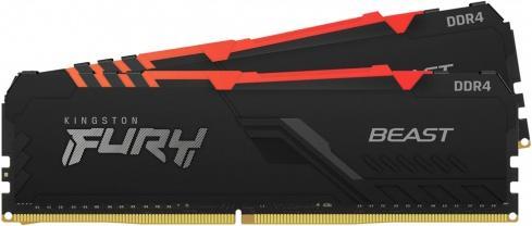 Actual product image Kingston Fury Beast (2 x 8GB, 3600 MHz, DDR4-RAM, DIMM)
