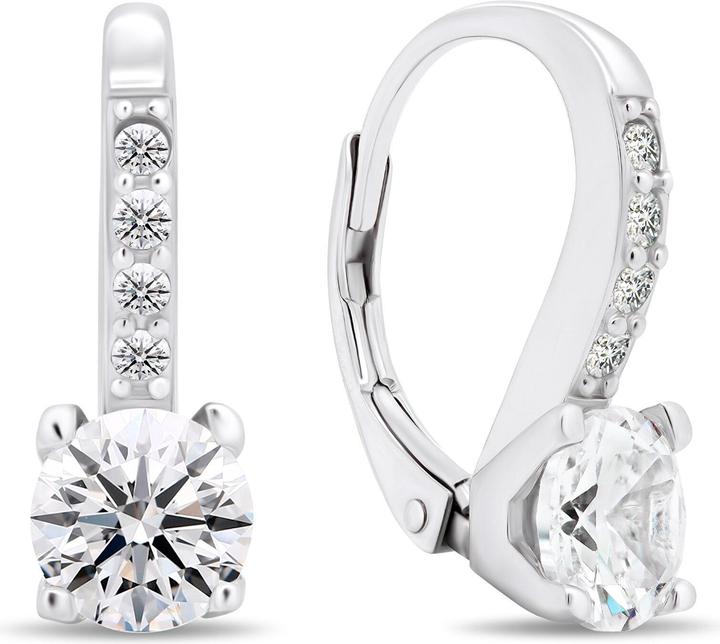 Image du produit Brilio Silver - Boucles d'oreilles uniques en argent avec zircons clairs EA406W