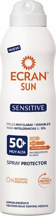 Actual product image Ecran SUN LEMONOIL SENSITIVE spray SPF50+ 250 ml (Sun spray, SPF 50, 250 ml)