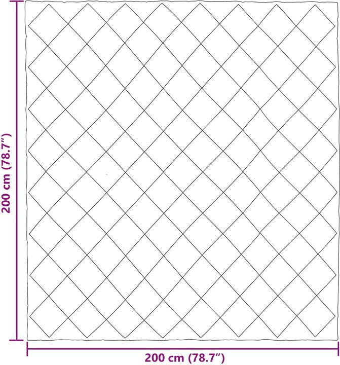 Produktbild vidaXL Moderne Bettwäsche (Duvetbezug, 200 x 200 cm)