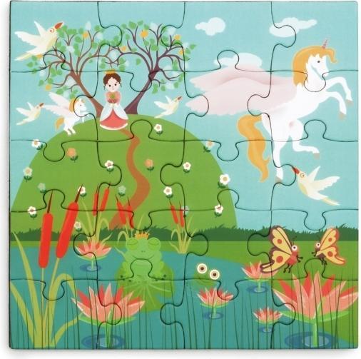 Produktbild Scratch Magnetpuzzle 20x2 + Prinzessinnenbuch (40 Teile)