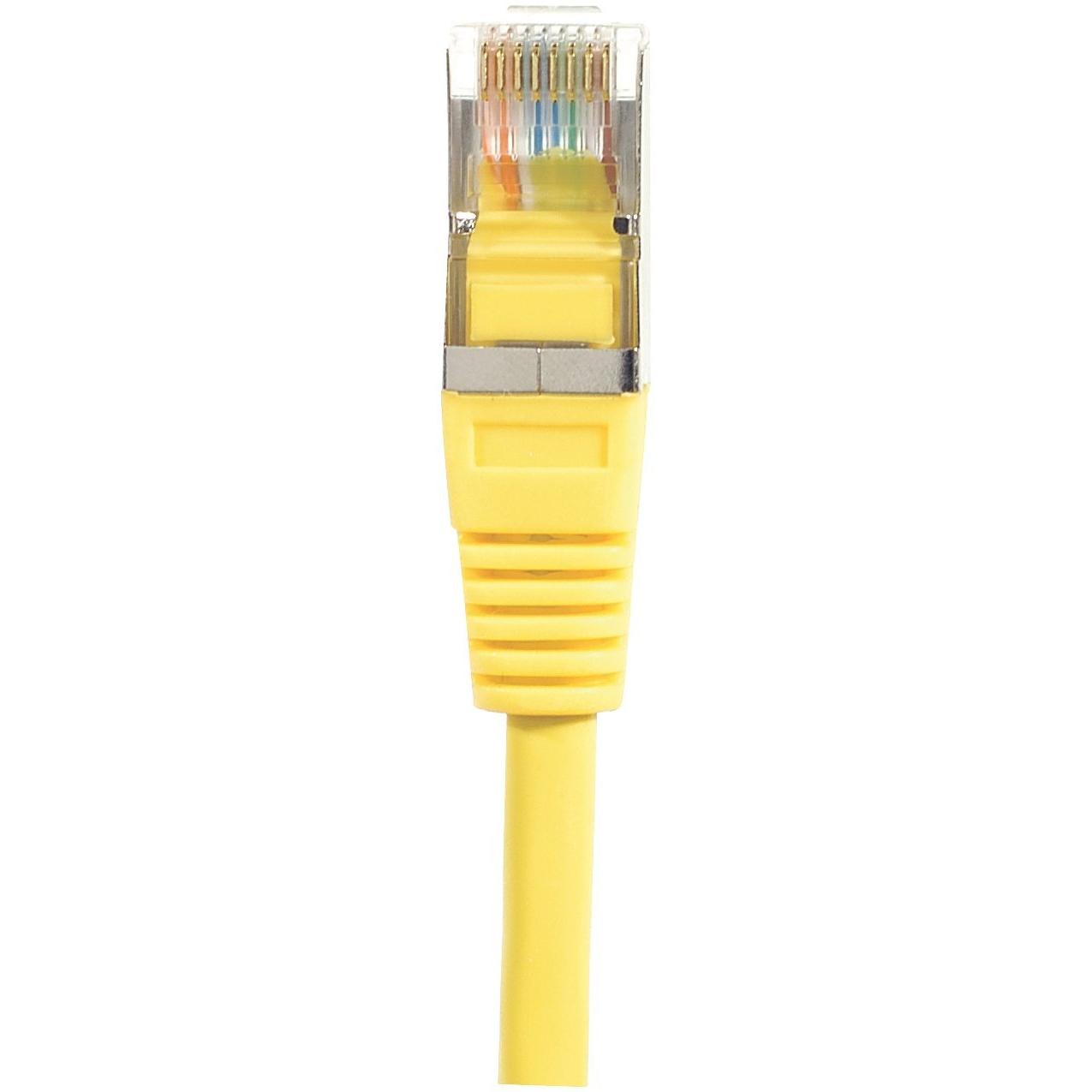 Thumbnail - Exertis Connect Patchkabel F/UTP, CAT.6, gelb, 3.0 m Patchkabel mit besonders schmalem Knickschutz (F/UTP, CAT6, 3 m), N...