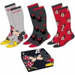Cerda MICKEY & MINNIE - Pack de 3 Paires de Chaussettes (Taille 35-41) (3er Pack, 35 - 41)