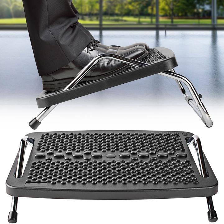 Image du produit Nedis Repose-pieds - Ergonomique - Pour améliorer le confort de travail - Pour un meilleur corps (42 x 31 x 2 cm)