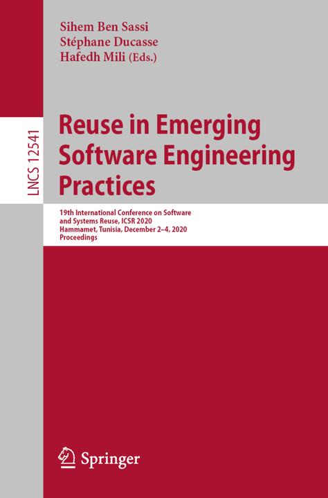 Produktbild Reuse in Emerging Software Engineering Practices (Englisch, Hafedh Mili, Sihem Ben Sassi, Stéphane Ducasse, 2020)
