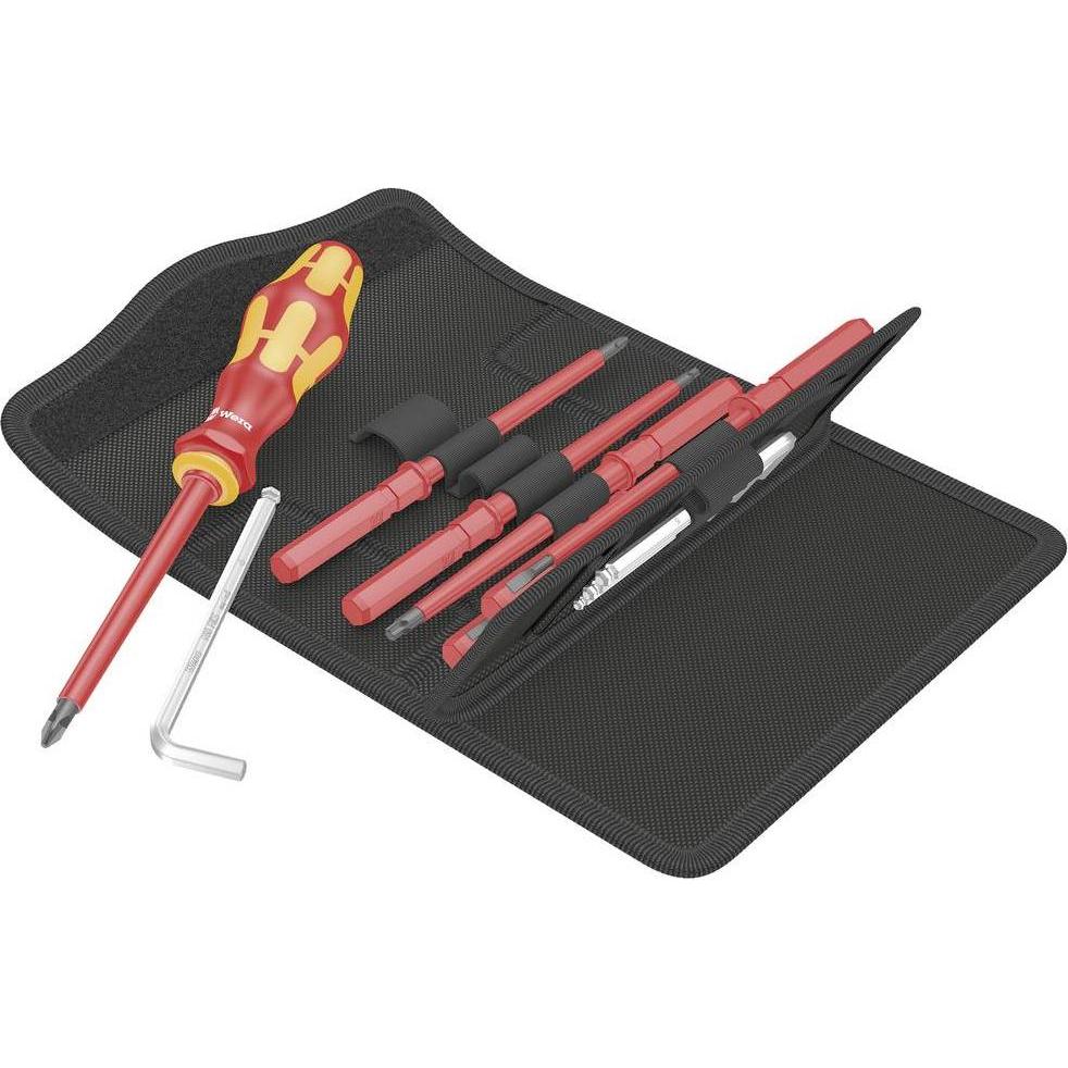 Wera, Schraubenzieher, 05100023001 VDE Wechselklingen-Set 14teilig Schlitz, Kreuzschlitz Phillips (Schlitz, Phillipps-Kr...