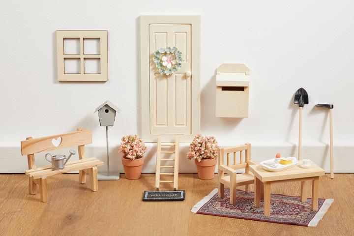 Actual product image Hobby Fun Wichtel set table, bench & chair